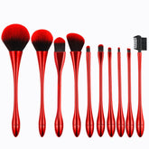 Wholesale Makeup Brushes 10 Red Beauty Creation Brushes.